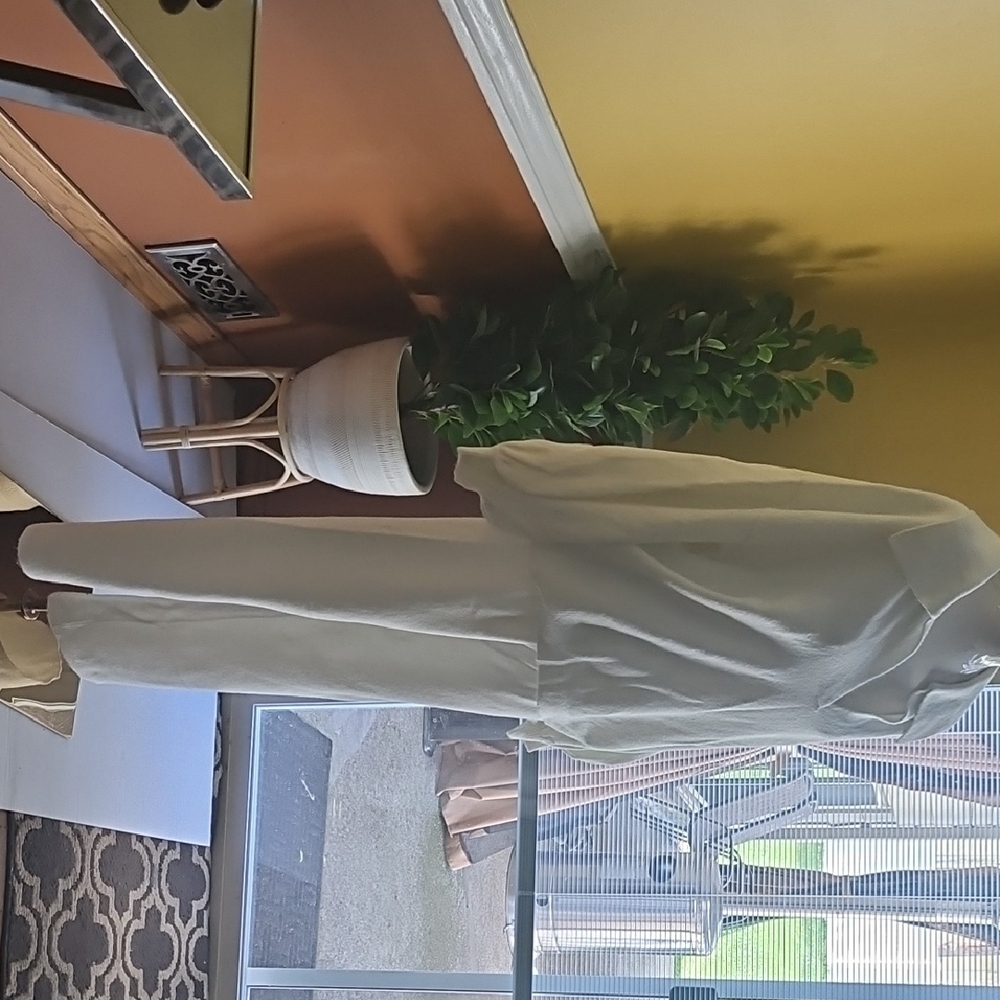 ASOS Cozy White Sweater pant Set